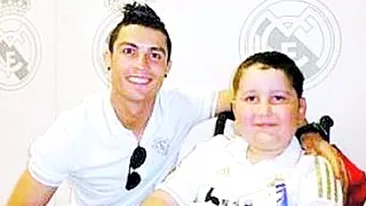 Gestul unui campion adevarat. Ronaldo a dedicat golurile unui copil grav bolnav