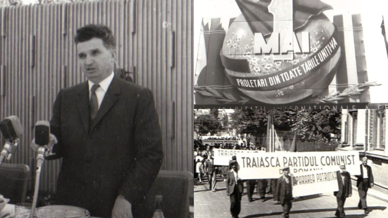 Cum sărbătoreau românii 1 Mai Muncitoresc pe vremea lui Nicolae Ceaușescu. FOTO & VIDEO de arhivă