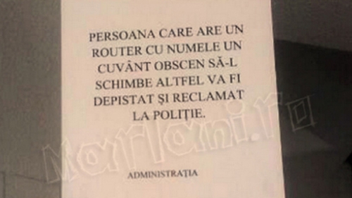 Cel mai penibil anunt scris de un administrator! A ameninţat un locatar cu Politia dintr-un motiv care te va face să râzi