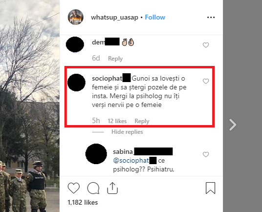 Iubita lui What’s Up a răbufnit în public, după ce artistul a făcut scandal și a fost prins cu droguri. Alice Badea a șters ulterior mesajul, dar avem dovada