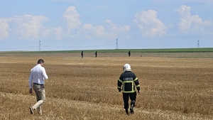 Se caută resturile dronei doborâte de avionul F-16. Anunțul făcut de Nicușor Dan