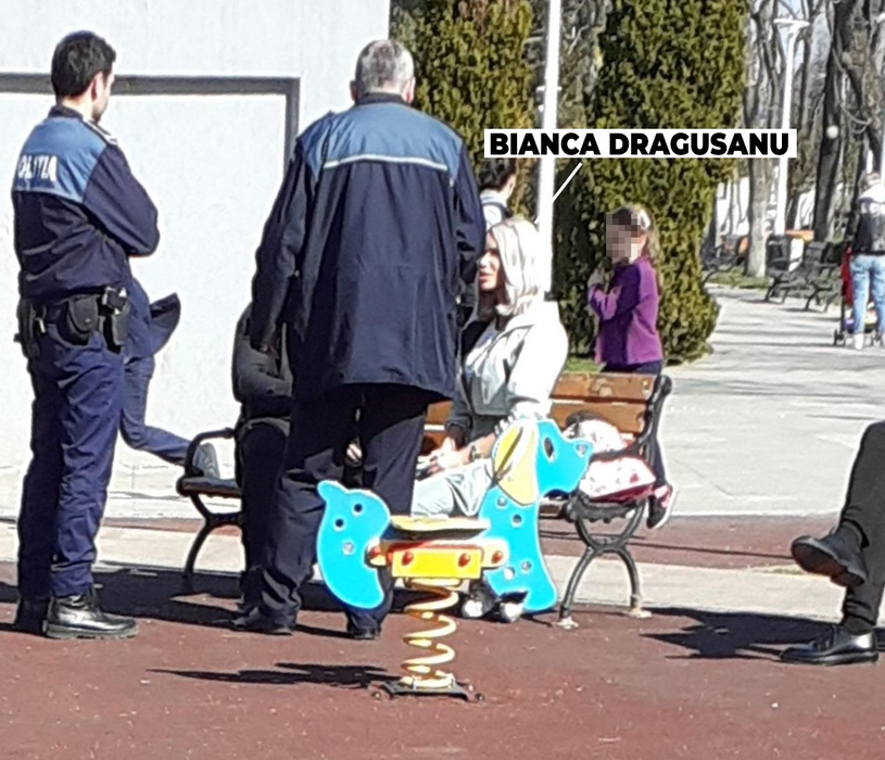 Singurele imagini de la scandalul  din parc dintre mama & soțul Biancăi Drăgușanu!