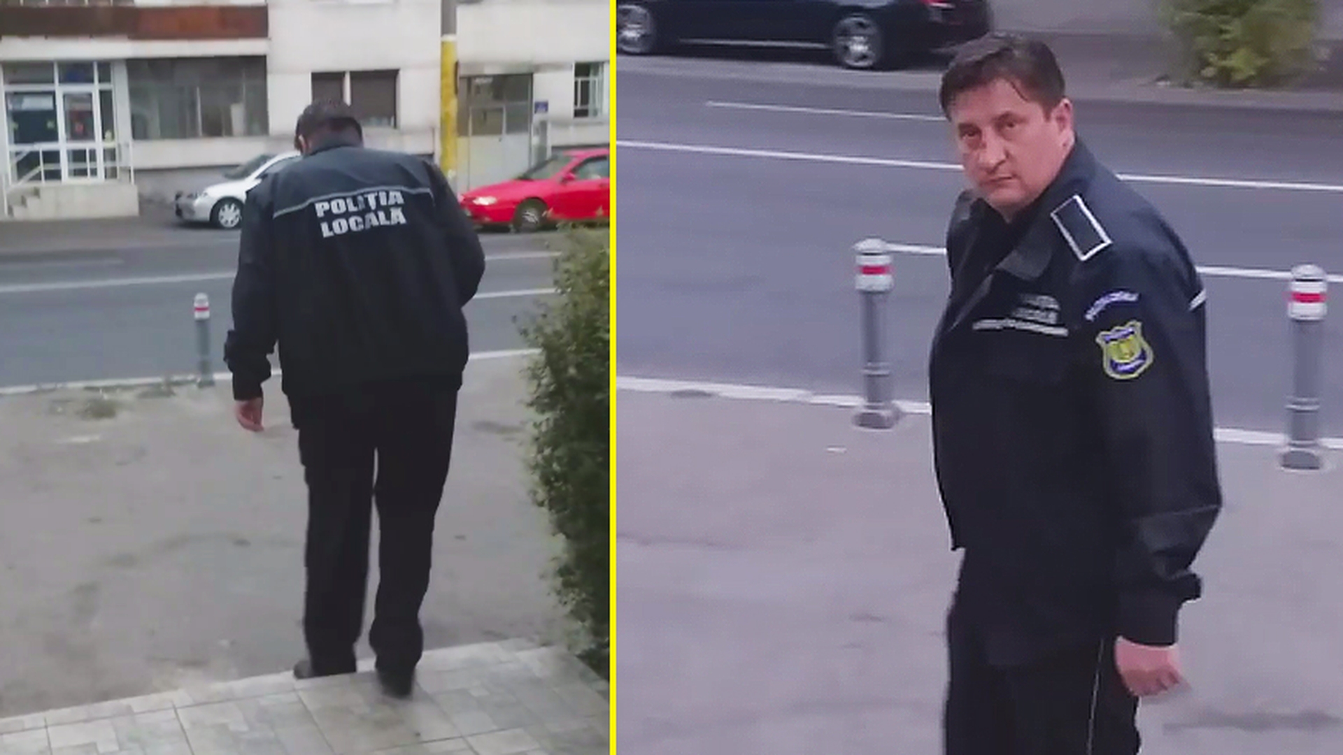 Agent de la Poliţia Locală, rupt de beat pe străzile din Constanţa. Omul abia se poate ţine pe picioare. VIDEO