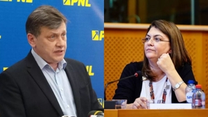 Ea este Adina, soția lui Crin Antonescu. Au făcut nuntă mare la Bruxelles
