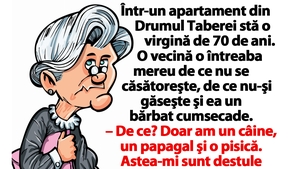 BANC | Într-un apartament din Drumul Taberei stă o virgină de 70 de ani