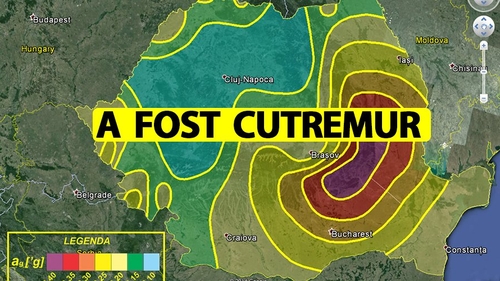 Cutremur în zona Vrancea! România s-a zguduit azi-noapte, la ora 1:15