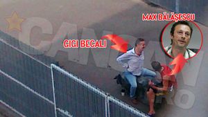 Gigi Becali, fata in fata cu Max Balasescu. Intrevedere de gradul zero in curtea puscariei