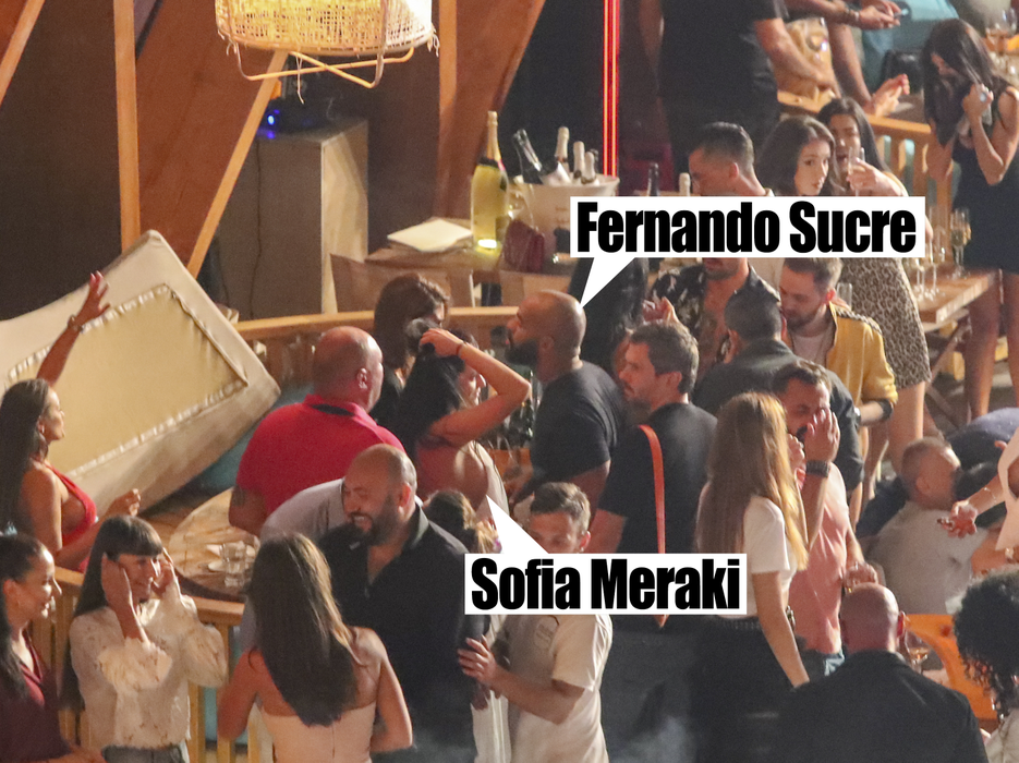 Sofia a petrecut în NUBA alături de prietena ei Andreea Sasu și de faimosul Fernando Sucre din ”Prison Break”
