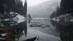 Lacul misterios din Bucegi a cărui apariţie, prevestită de vânt şi grindină, este însoţită de moartea unui om