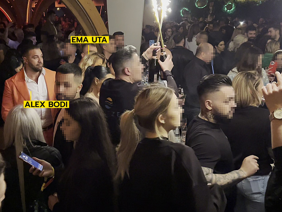 Alex Bodi, Ema Uta și "brigada", chef faraonic la Breeze