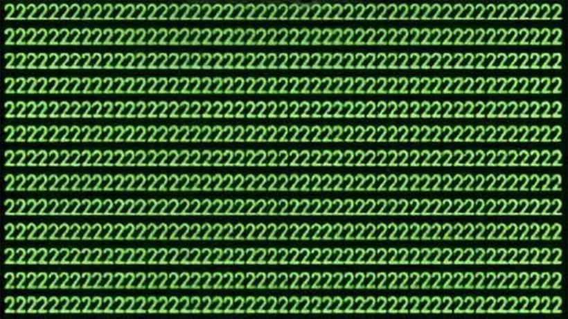 Test IQ numai pentru genii | Identificați cifra 5 din această imagine, în maximum 7 secunde