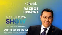 Marius Tucă Show începe luni, 28 martie, de la ora 18.00, live pe gandul.ro cu o nouă ediţie specială