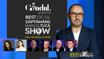 Gândul prezintă Best of Marius Tucă Show – vineri, 30 ianuarie, de la ora 20.00