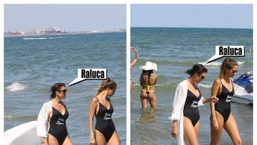 VIDEO EXCLUSIV. Soţia lui Pepe şi-a făcut de cap cu fetele la mare!