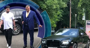 Imagini mondiale cu ”OliCash”… Cosmin Olăroiu a coborât la costum din Rolls și a dat bacșiș 50 €!