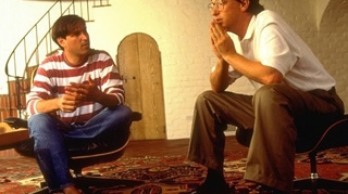 Fotografie rara! O imagine de pus in rama cu Steve Jobs si Bill Gates de acum 20 de ani!