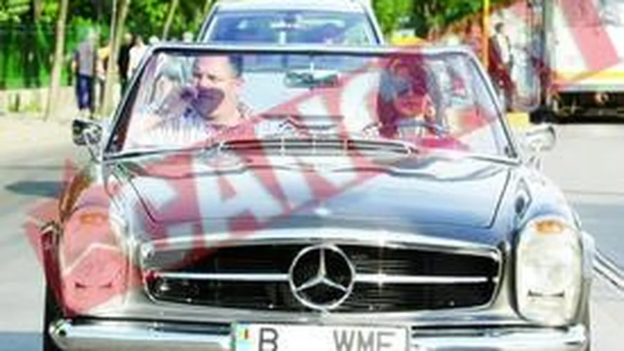 Sotul Oanei Cuzino, colectionar de masini de lux