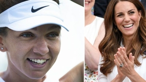 Ducesa de Cambridge, în tribuna meciului dintre Simona Halep și Serena Williams! Kate Middleton o susține pe românca noastră