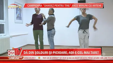 Adrian Artene, varianta îmbunătăţită! Roxana Ionescu i-a tunat mişcările de dans! Crezi ca e gata să intre pe Ringul Viselor?