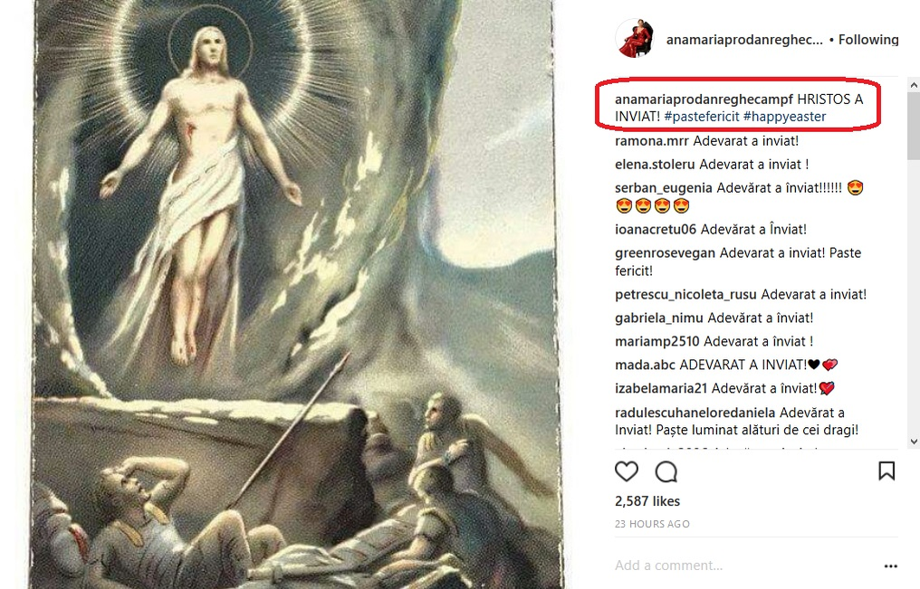 Anamaria Prodan, mesaje sensibile transmise în zi de Paște: „Multă lumină…”