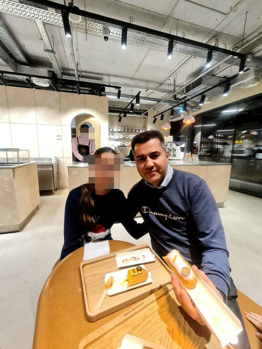 Niculae Gamenț și fiica lui