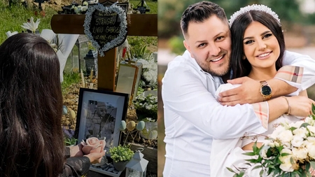 Ce a apărut la mormântul lui Gabi Stângău, înainte de Crăciun. Ți se rupe sufletul!