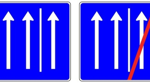 Semnul rutier cu 3 săgeţi albe şi o linie care i-a înnebunit pe şoferi! Ce înseamnă, de fapt