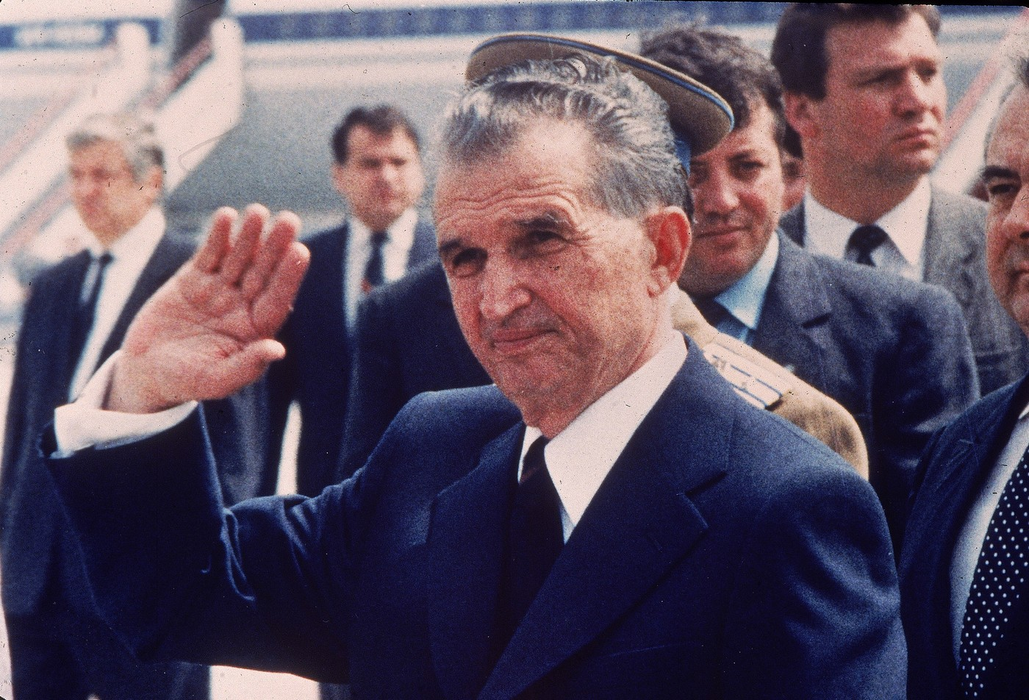 FILE - This May 1987 file photo shows Romania's leader Nicolae Ceausescu as he receives his Russian counterpart at Bucharest airport. Ceausescu, who held an iron grip on his people through the Securitate secret police, was toppled in 1989 as communism collapsed across Eastern Europe.,Image: 578720825, License: Rights-managed, Restrictions: This content is intended for editorial use only. For other uses, additional clearances may be required.
FILE PHOTO, Model Release: no, Pictured: NICOLAE CEAUSESCU,Nicolae Ceausescu