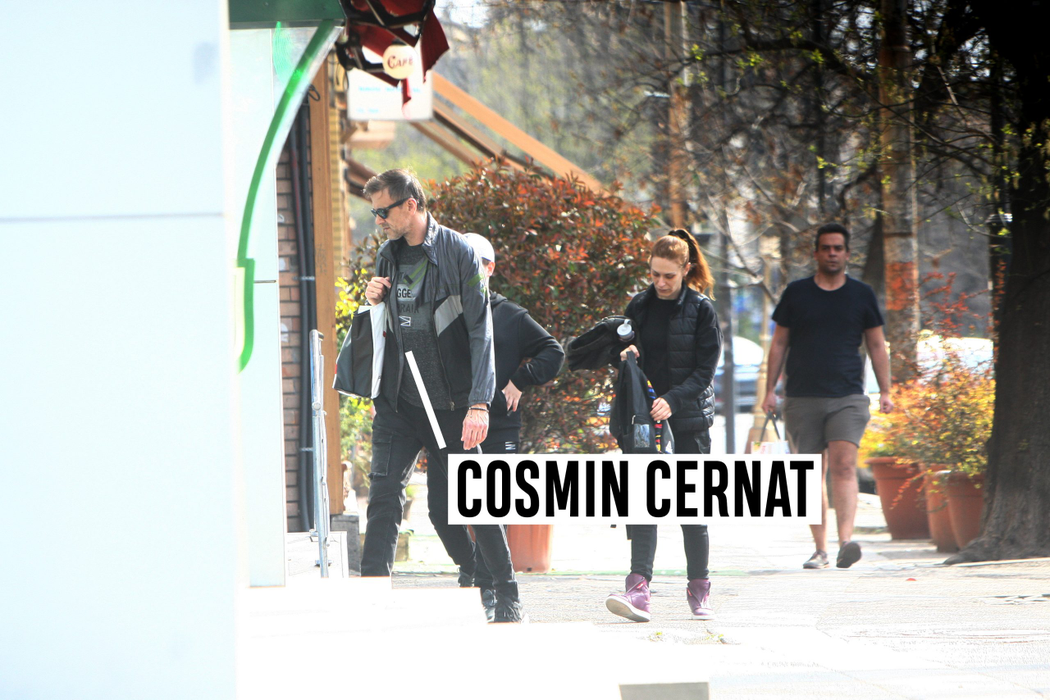 Cosmin Cernat a mers la cumpărături cu familia