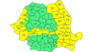 Avertizare Generală ANM! Cod galben în România. La ce oră începe