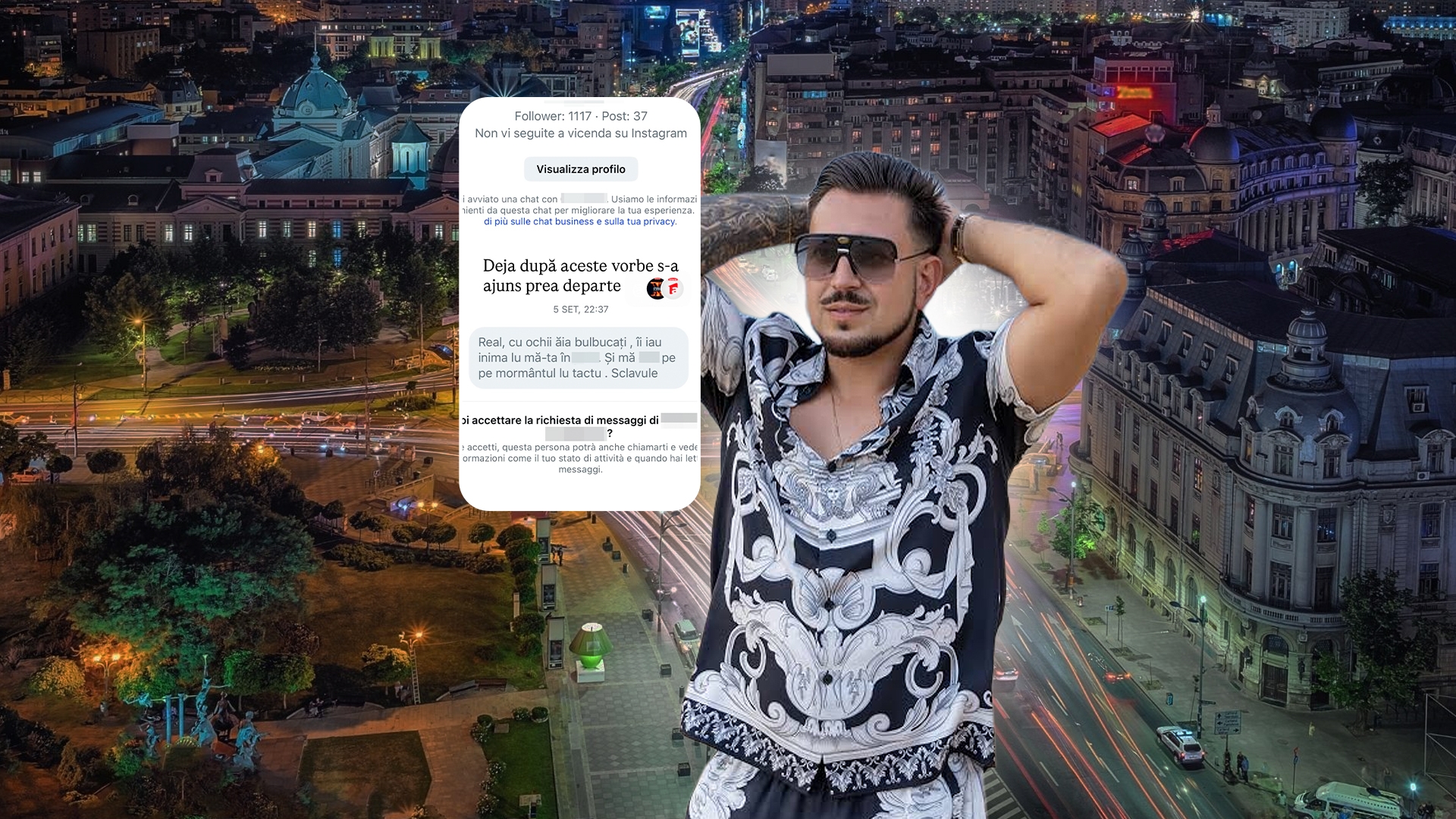 Prințul Marco, delir în online. Jignit de un internaut, soțul Biancăi de la Insula iubirii e decis să își facă dreptate singur