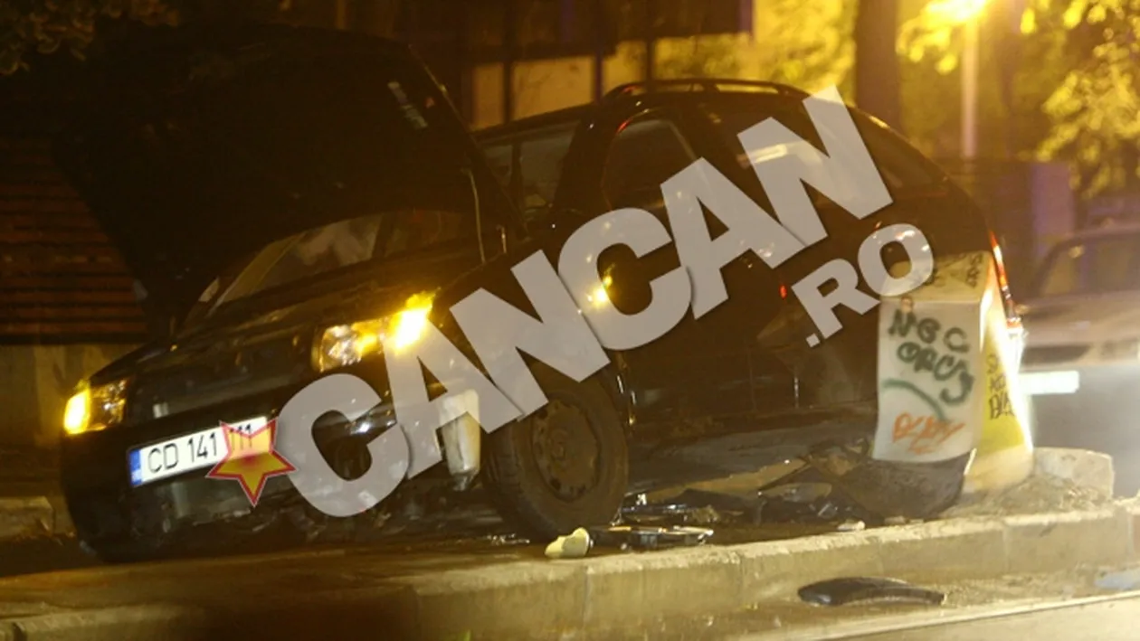 Tupeu de diplomat! Un secretar de la Ambasada Libiei a fugit dupa ce a facut prapad cu masina intr-un refugiu de tramvai din zona Iancului din Capitala!