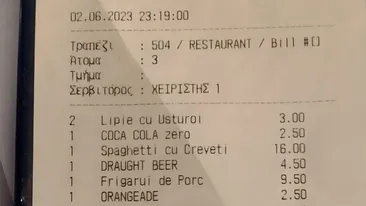 Nu e o eroare! Câți euro au plătit 8 turiști români pe o masă, într-un restaurant din Thasos