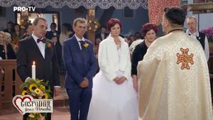 FOTO / Marcela şi Marin de la "Gospodar fără pereche", momente emoţionante în timpul ceremoniei religioase: "Mi-am întors privirea şi am văzut că plângea". Ce s-a întâmplat în biserică