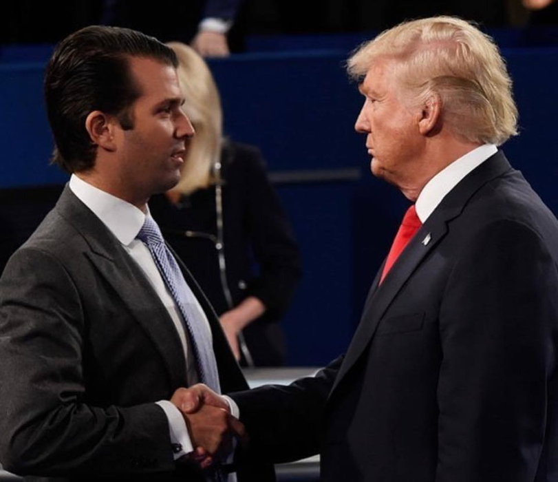 Donald Trump şi fiul lui cel mare, Trump Jr.