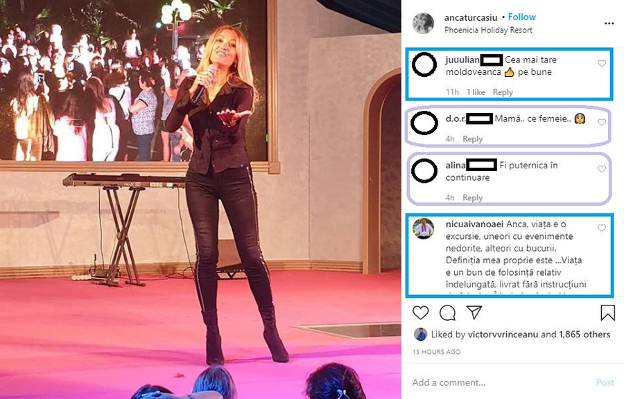 Anca Țurcașiu, prima apariție publică după ce a anunțat că a divorțat de medicul stomatolog Cristian Georgescu © Instagram