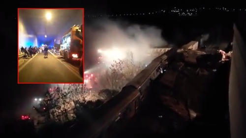 Tragedie de proporții în Grecia, după ce două trenuri s-au ciocnit! Sunt cel puțin 36 de morți și 85 de răniți