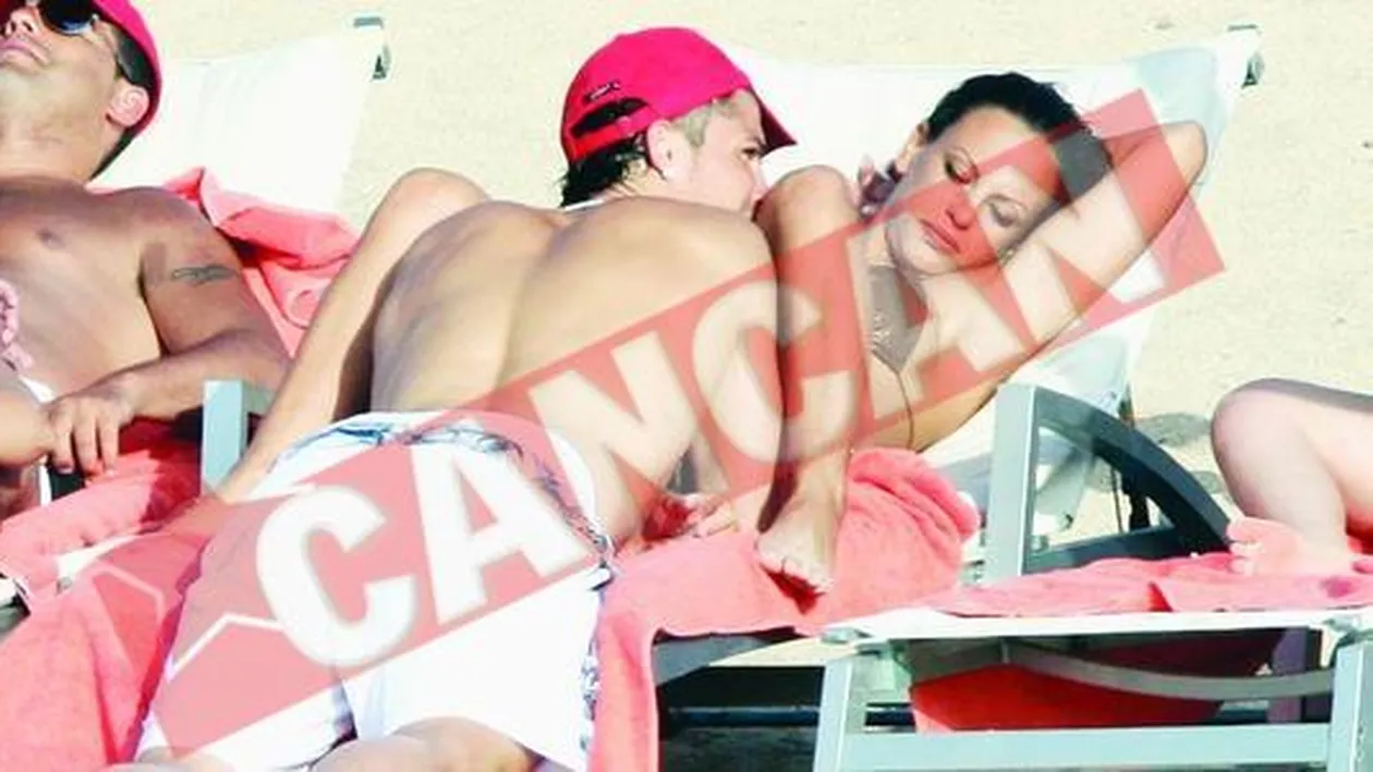 Iubita lui Cristiano Ronaldo si-a pus cercel cu numele si numarul lui de pe tricou