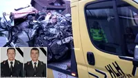 Doi pompieri au murit într-un accident înfiorător petrecut în Caraș-Severin! Au fost striviți în mașina intrată sub un tir, nu au avut nicio șansă la viață