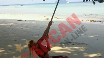 Delia s-a dat pe liane in insulele thailandeze