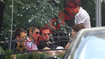 Andrei Cristea, cu prietenii la terasa! A sarbatorit victoria cu baltenii cu apa plata