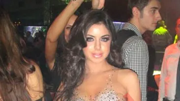 Natalia Mateut a facut show de ziua ei in club