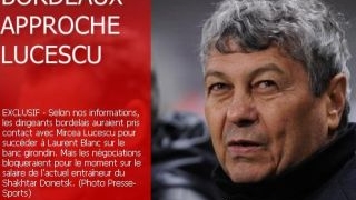 Mircea Lucescu si Jean Fernandez, favoriti pentru a-l inlocui pe Laurent Blanc la Bordeaux