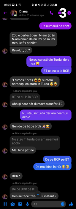 Cum a fost un bărbat păcălit de o tânără pe Facebook: „Aveți grija oameni buni cu astfel de specimene!!”