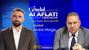 „Ai Aflat! cu Ionuț Cristache” începe luni, 1 iunie, de la ora 15.00, live pe Gândul. Invitat: Andrei Marga