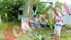 Accident In lant, soldat cu 42 de raniti