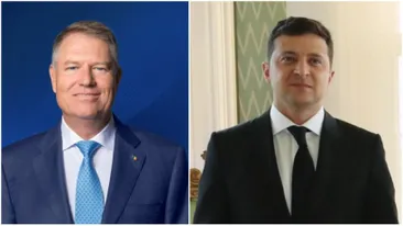 Ce a scris Zelenski pe Twitter, după discuția pe care a avut-o cu Klaus Iohannis