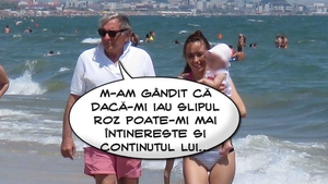 L-am filmat pe malul mării, cu fetiţa de 1 an! Regele cartonului e super-dad la 72 de ani!