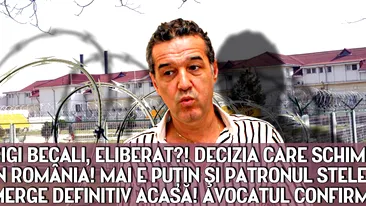 Gigi Becali, ELIBERAT?! Decizia CARE SCHIMBĂ TOTUL în România! Mai e puţin şi patronul STELEI poate merge DEFINITIV acasă! Avocatu