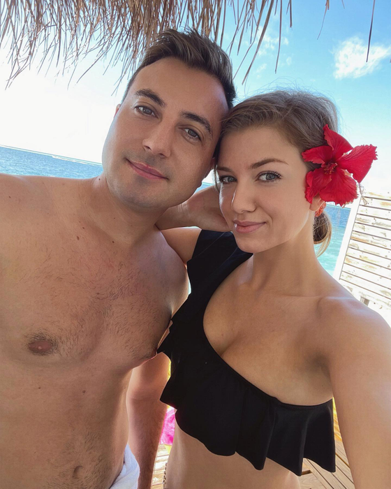 Codruţa şi Valentin Sanfira vacanţă în Maldive